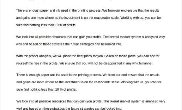 70 Free Loan Proposal Letter Pdf Download Docx Loans In Business Proposal Template For Bank Loan