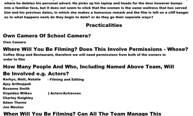 71 Proposal Video Cinema Cinema Video Proposal Proposal Throughout Video Production Proposal Template