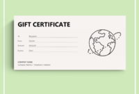 72 Free Gift Certificate Templates Word Doc Pdf Throughout Amazing Travel Gift Certificate Templates