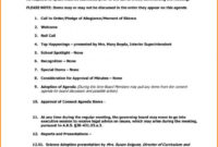 78 Example Of Meeting Minutes Salescv With Regard To Committee Meeting Minutes Template