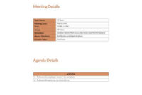 78 Free Sample Meeting Minutes Templates Microsoft Word Intended For Amazing Restaurant Staff Meeting Agenda Template