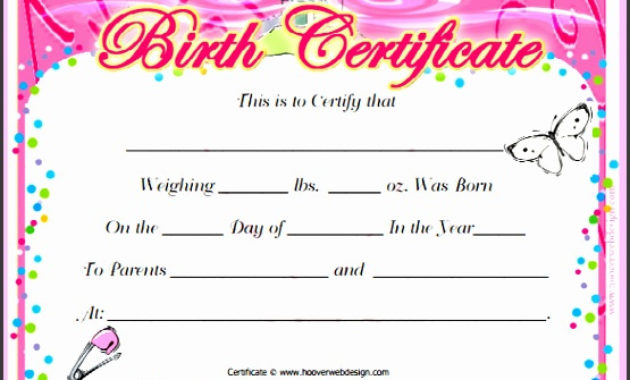 8 Birth Certificate Template In Pdf Sampletemplatess Within Birth Certificate Templates For Word