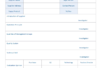 8 Downloadable Evaluation Form Examples Intended For Cost Evaluation Template