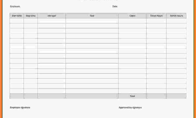 8 Employee Timesheet Spreadsheet Excel Spreadsheets Group Inside Employee Time Log Template