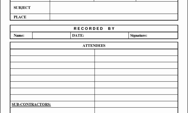 8 Free Meeting Minutes Template Sampletemplatess For Meeting Minutes Template Doc