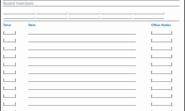 8 Meeting Agenda Template Word Document Sampletemplatess Throughout Blank Meeting Agenda Template