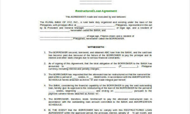 8 Restructuring Agreement Templates Pdf Doc Free Inside Business Reorganization Plan Template