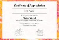 83 Psd Certificate Templates Free Premium Templates Pertaining To Free Template For Recognition Certificate
