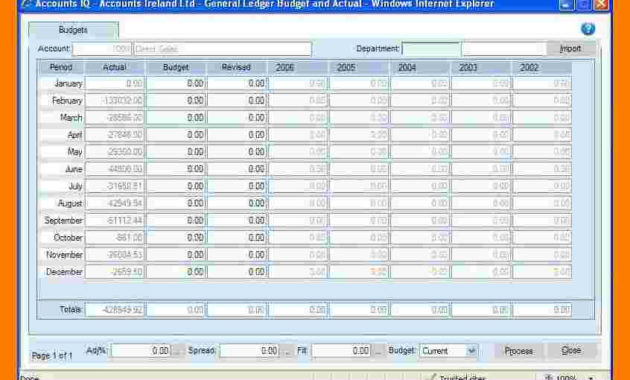 9 Account Ledger Template Excel Ledger Review Intended For Business Ledger Template Excel Free