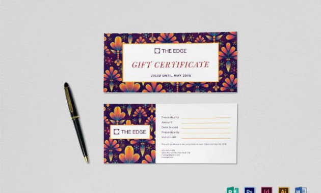 9 Best Travel Gift Certificate Templates Adobe Photoshop Regarding Amazing Travel Gift Certificate Templates