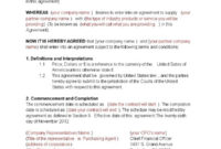 9 Business Management Contract Examples In Google Docs Throughout Business Management Contract Template
