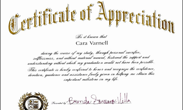 9 Certificate Of Appreciation Online Sampletemplatess With Awesome Volunteer Award Certificate Template