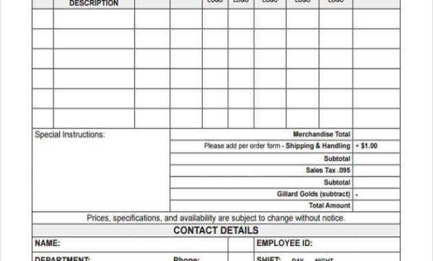 9 Clothing Order Forms Free Samples Examples Format In Business Plan Template For Clothing Line