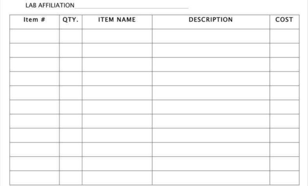 9 Equipment Order Form Templates Free Pdf Excel Format Throughout Free Business Directory Template