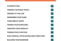 9 Food Truck Business Plan Examples Pdf Examples Pertaining To Business Plan Template For Trucking Company