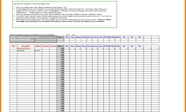 9 Free Excel Ledger Template Ledger Review Throughout Business Ledger Template Excel Free