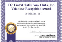 9 Free Sample Volunteer Certificate Templates Printable Intended For Quality Sample Certificate Of Recognition Template