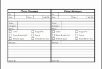 9 Professional Telephone Message Template For Phone Message Log Template