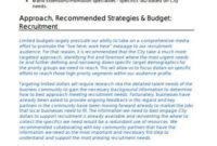 9 Recruitment Agency Marketing Plan Templates In Pdf Inside Recruitment Agency Business Plan Template