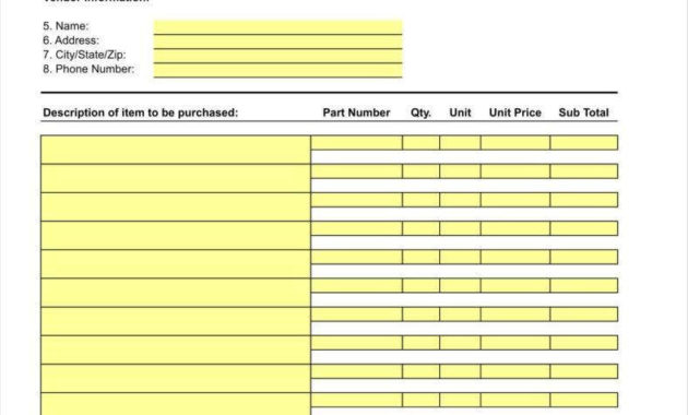 9 Retail Order Form Templates No Free Word Pdf Excel Inside Excel Templates For Retail Business
