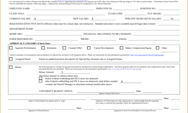 9 Salary Change Form Template Simple Salary Slip Within Salary Proposal Template