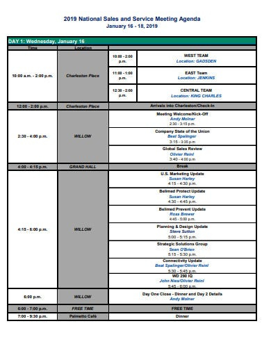 9 Sales Meeting Agenda Templates In Word Pages Pdf For Meeting Recap Template