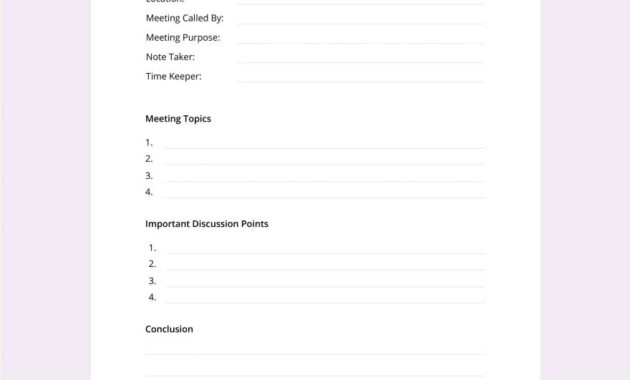 9 School Meeting Minutes Templates In Word Pdf Apple Inside Microsoft Word Meeting Minutes Template
