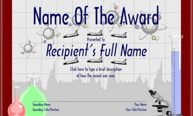 99 Free Printable Certificate Template Examples In Pdf Within Science Achievement Award Certificate Templates
