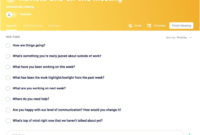 A Remote Engineering Manager&amp;#039;S Guide To Amazing Oneonone Pertaining To Awesome One On One Meetings Template