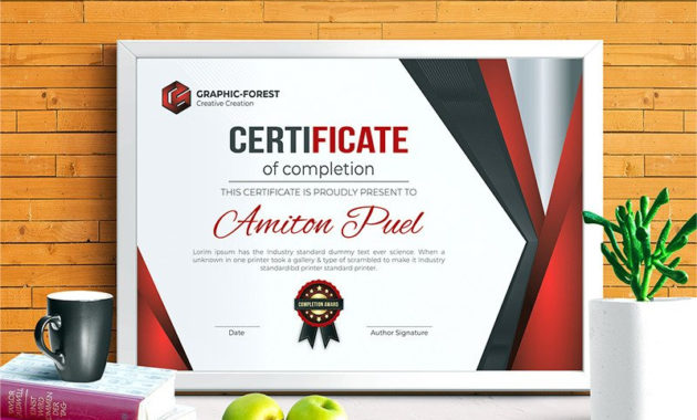A4 Us Letter Size Print Ready Certificate Template 73534 With Regard To Certificate Template Size