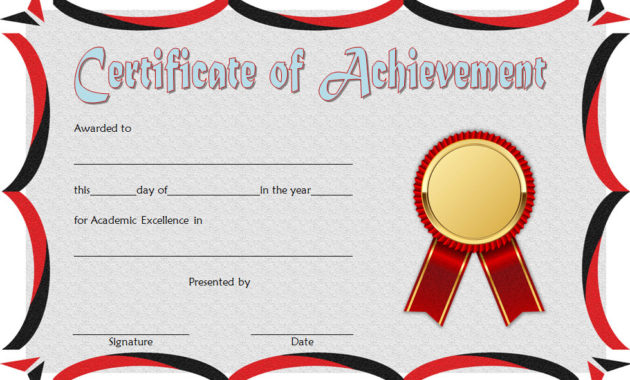 Academic Achievement Certificate Template 8 Op Templates In Academic Achievement Certificate Template