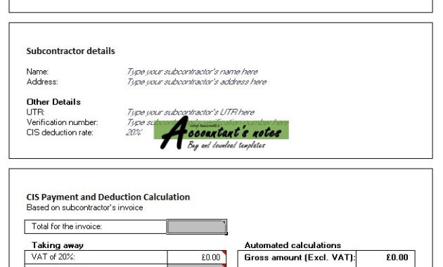 Accountant'S Eshop Buy And Download Templates For Excel For Construction Payment Certificate Template