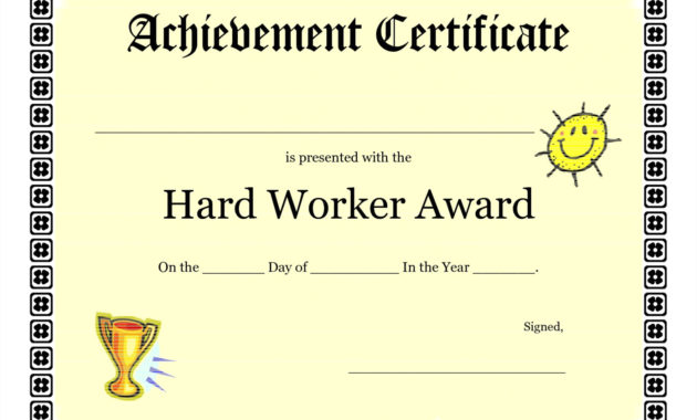 Achievement Certificate Templates Free Mughals Free In Awesome Ged Certificate Template