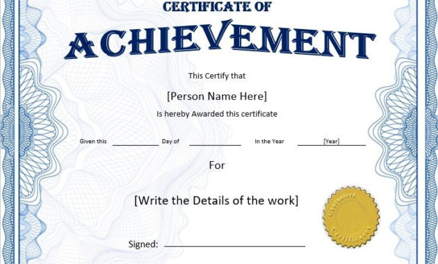 Achievement Certificate Templates Stationery Templates For Awesome Netball Achievement Certificate Template