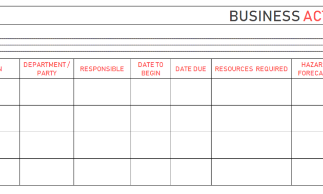 Action Plan Templates 100 Free Templates Word Excel Intended For Business Intelligence Plan Template