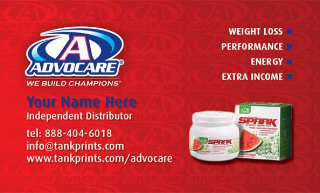 Advocare Business Card Template Intended For Advocare Business Card Template