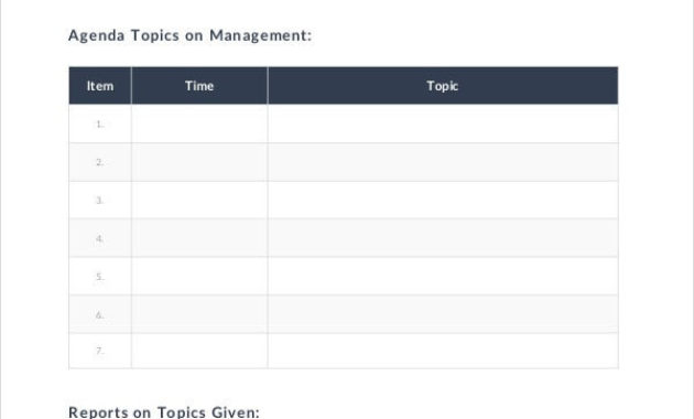 Agenda Template 35 Free Wordpdf Document Download Within Best Word Agenda Template Free Download