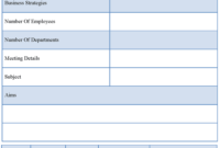 Agenda Template For Management Meetingsample Of For Quality Foreman Meeting Agenda Template