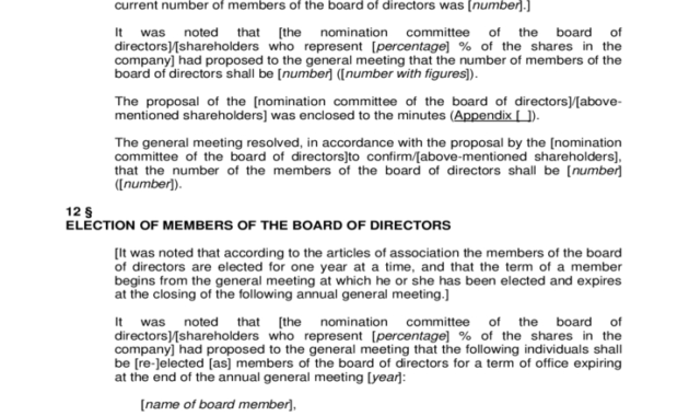 Annual General Meeting Agenda Sample Free Download Throughout Printable Plc Meeting Agenda Template