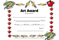 Art Award Certificate Template Download Printable Pdf With Art Award Certificate Template