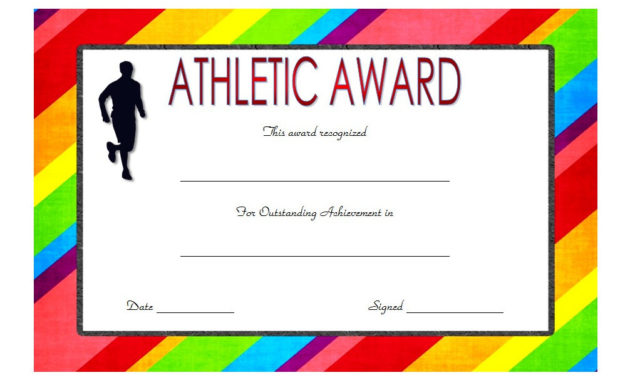 Athletic Award Certificate Template 10 Best Designs Free Pertaining To Awesome School Promotion Certificate Template 10 New Designs Free