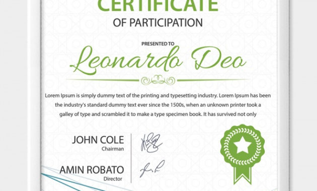 Award Certificate Template 29 Download In Pdf Word With Quality Certificate Of Appearance Template