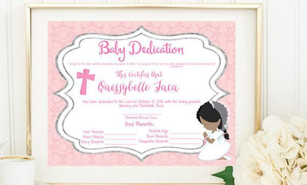 Baby Dedication Certificate Etsy Inside Baptism Certificate Template Word 9 Fresh Ideas