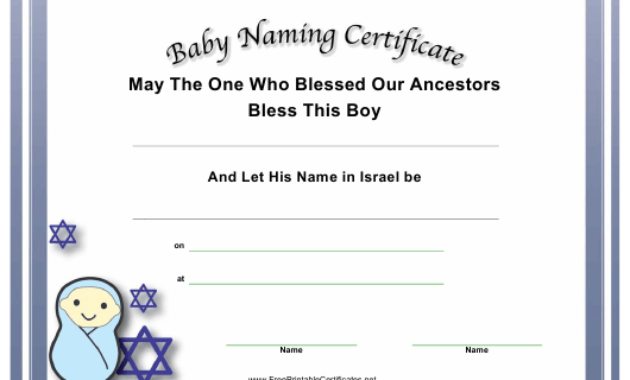 Baby Naming Certificate Template Download Printable Pdf Pertaining To Quality Free Fillable Baby Dedication Certificate Download