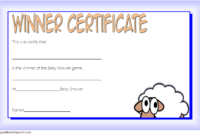 Baby Shower Winner Certificates Free 7 Best 2019 Designs With Best Fishing Certificates Top 7 Template Designs 2019