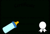 Babysitting Gift Certificate Template Clipart Best For Free Babysitting Certificate Template 8 Ideas