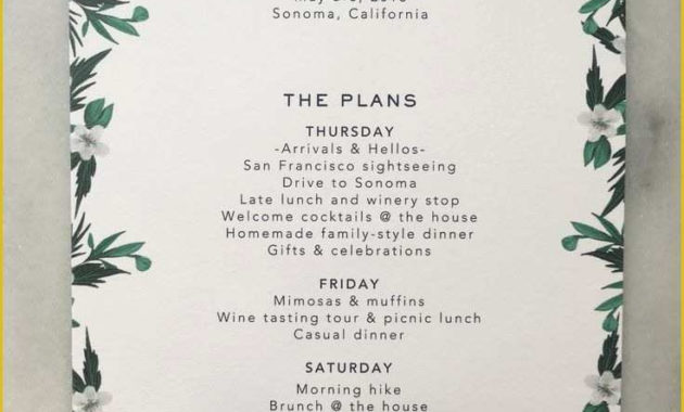 Bachelorette Party Agenda Template Free Of Free Party Throughout Bachelorette Party Agenda Template