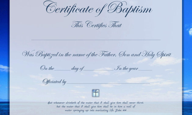 Baptism Certificate Download Free Premium Templates With Best Baptism Certificate Template Word