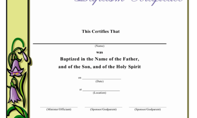 Baptism Certificate Template Download Printable Pdf Pertaining To Baptism Certificate Template Download