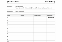 Basic Tickets 10 Per Page Office Templates Within Silent Auction Certificate Template 10 Designs 2019